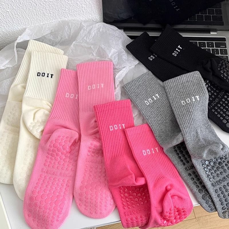 Pilates & Yoga Vida - 1 Paar neue, farbenfrohe, trendige Sport-Yoga-Socken,